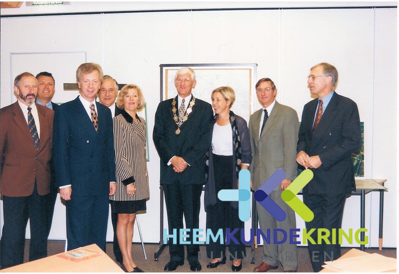 Lobith-Rijnwaarden CVK J.Kamminga op bezoek 25-09-1997 burgemeester W. Burgering F000003